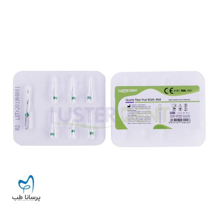 فایبر پست کوارتز با دریل لاستردنت Quartz Fiber Post بسته 6 عددی