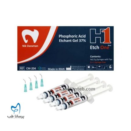 کیت ژل اسید اچ 37 درصد نیک درمان Etchant Gel Kit H1 Nikdarman